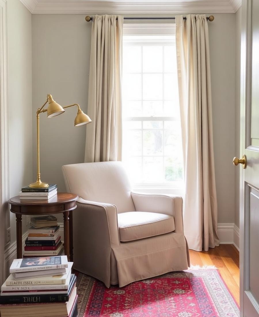 Slipcovered ease, layered rugs